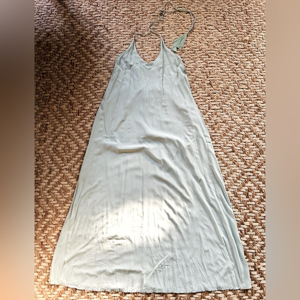 Elegant Mint Green Maxi Dress